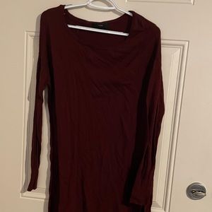 Long sleeve crew neck sweater